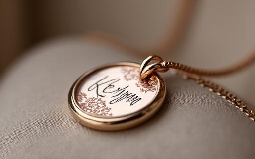 Joyería personalizada con caligrafía artesanal